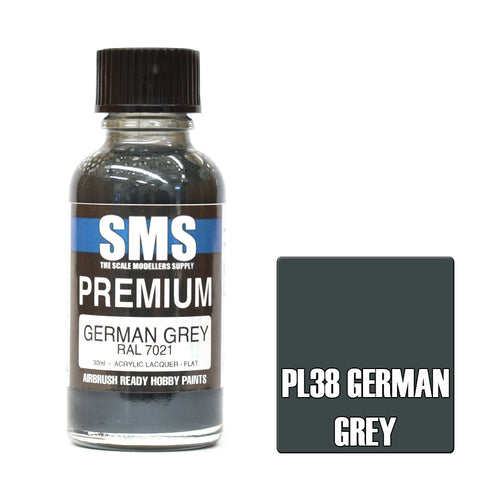 Premium GERMAN GREY RAL7021 / RLM66 30ml
