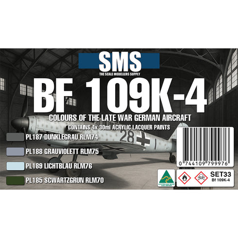 Bf109 K-4 Colour Set
