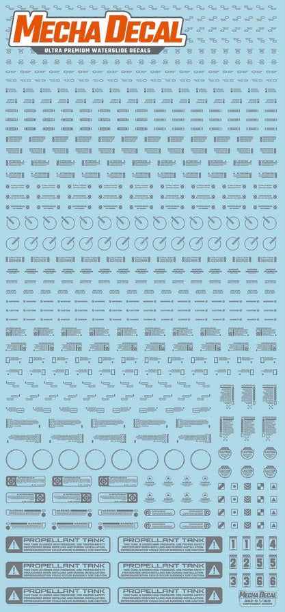 Mecha Decal 002-G USA Gundam x Child of Mecha CARTOGRAF 1/100