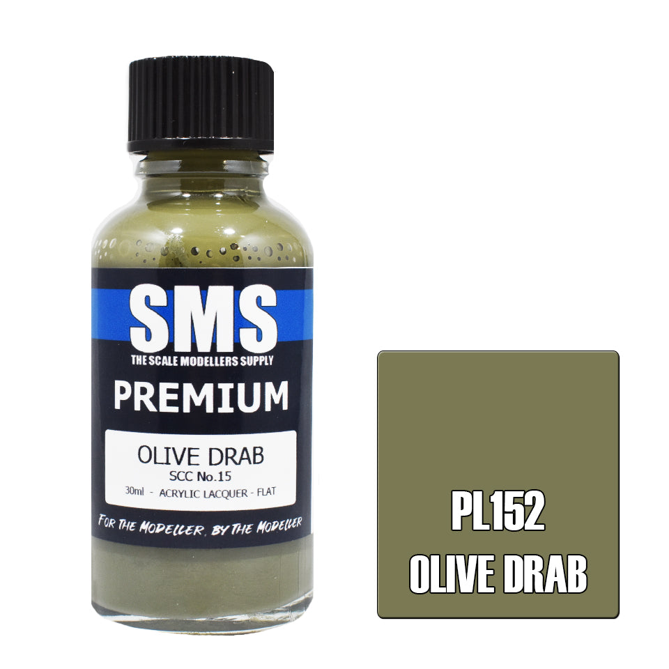Scale 30ml Supply No.15 Modellers OLIVE – Premium The DRAB SCC