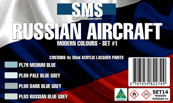 MODERN RUSSIAN AIRCRAFT #01 Colour Set