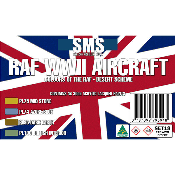 RAF WWII Desert Scheme Colour Set #1