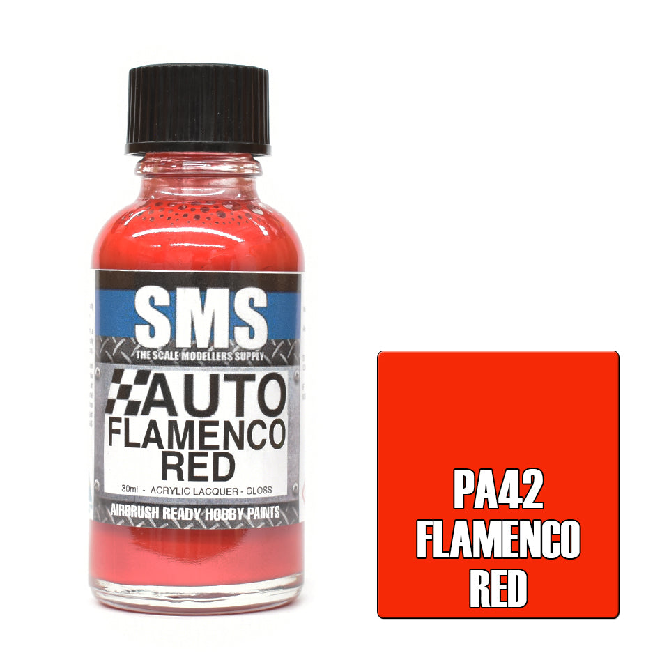 Ra Auto Color Auto Colour FLAMENCO RED 30ml – The Scale Modellers Supply