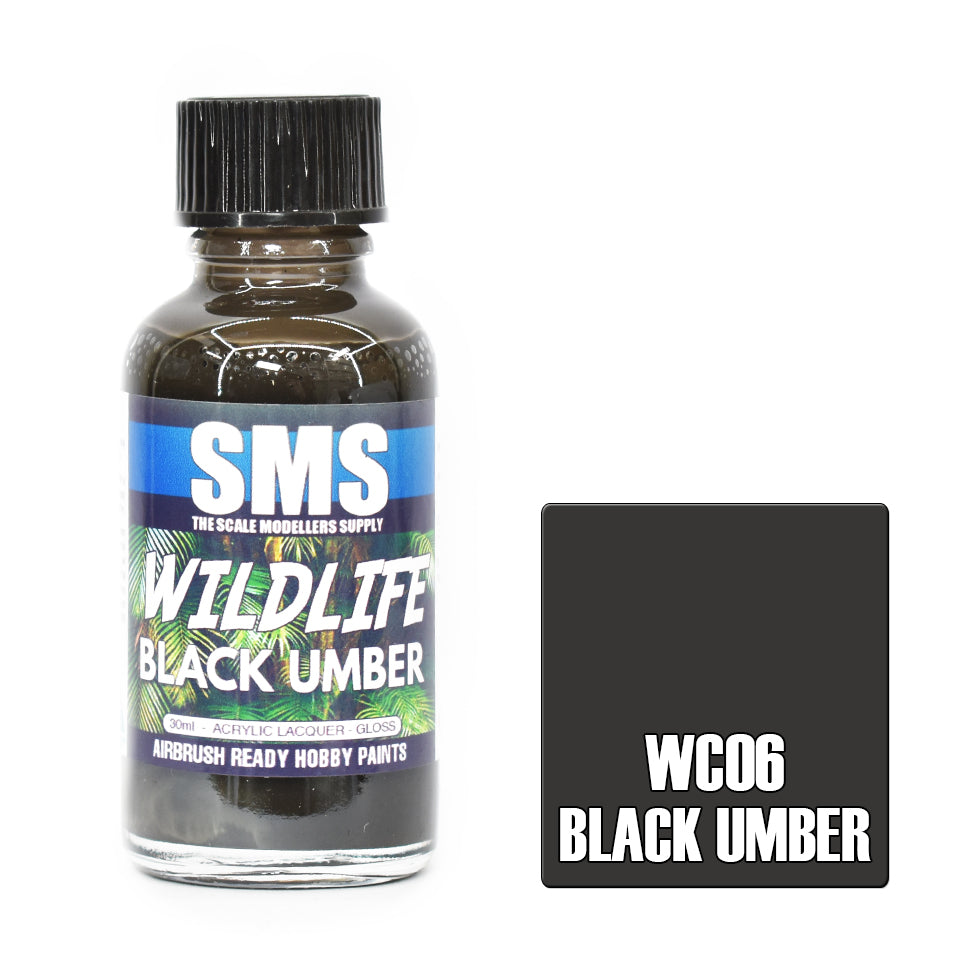 Wildlife Colour BLACK UMBER 30ml