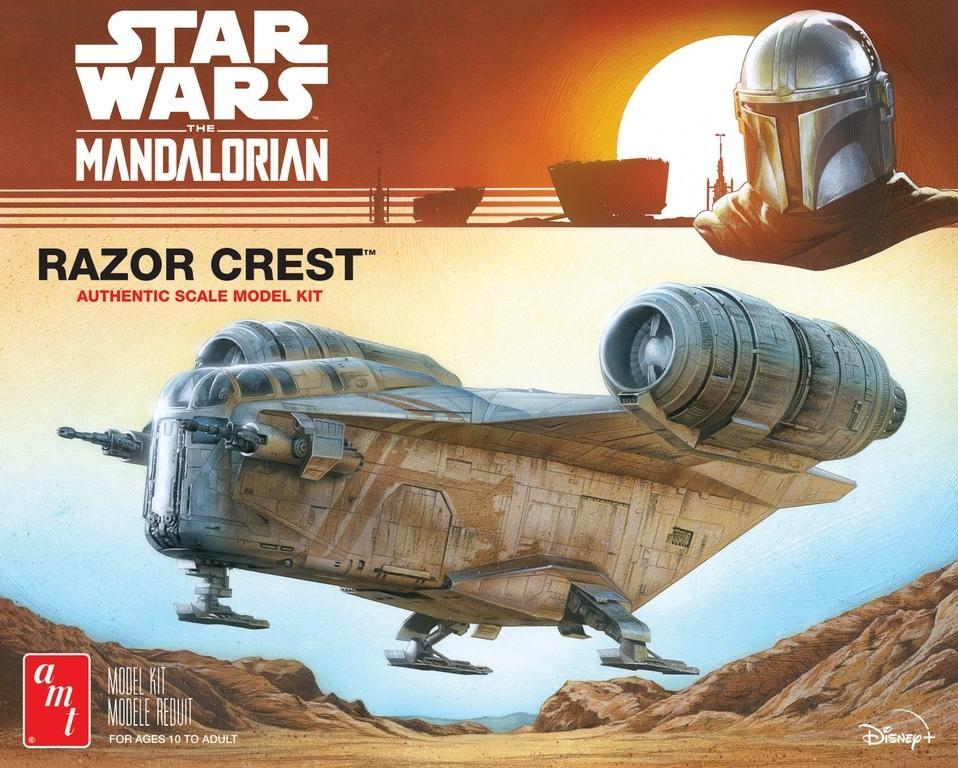 AMT 1/72 STAR WARS: MANDALORIAN RAZOR CREST PLASTIC MODEL KIT