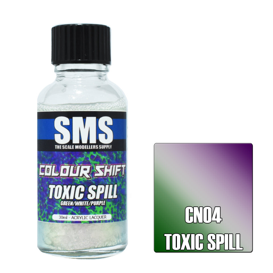 Colour Shift Chameleon TOXIC SPILL (GREEN/WHITE/PURPLE) 30ml