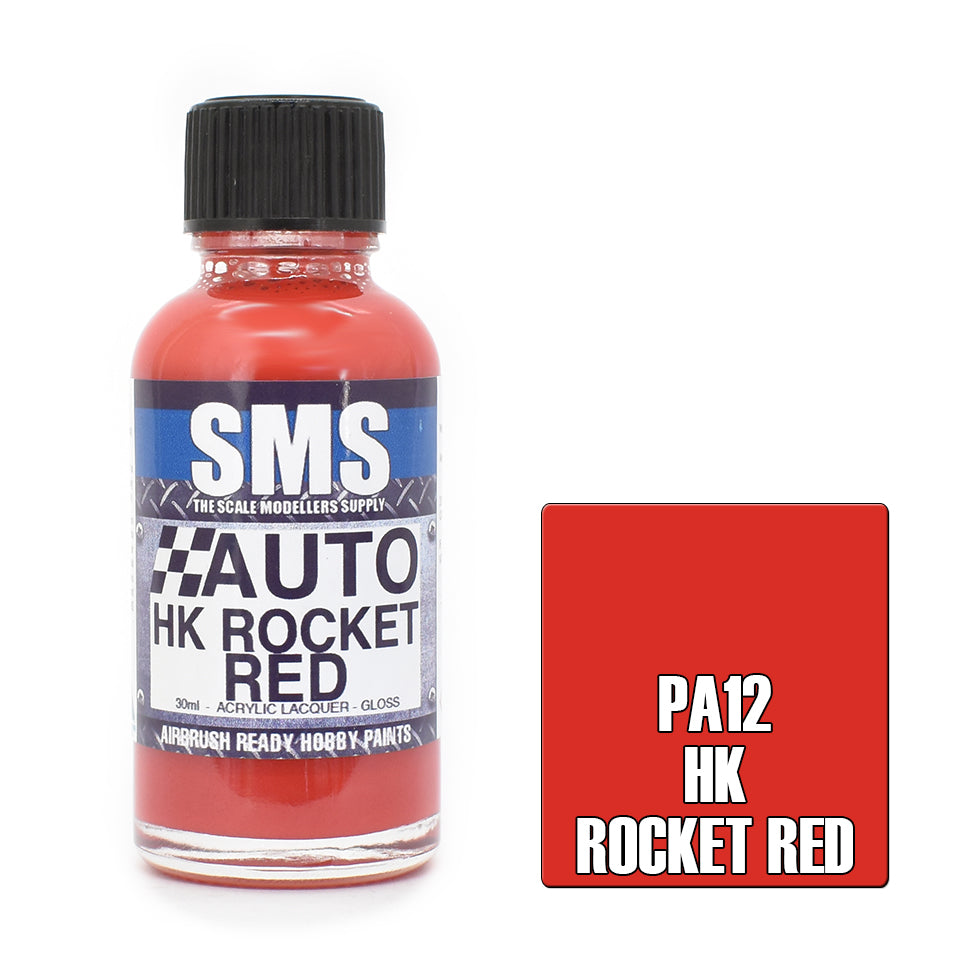 Auto Colour HK ROCKET RED 30ml (70's HOLDEN ENGINE)