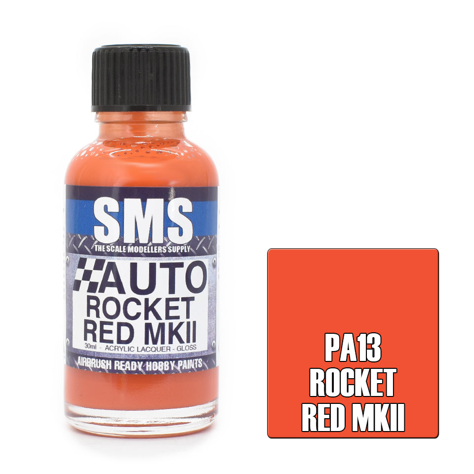Auto Colour ROCKET RED MKII 30ml (70's HOLDEN ENGINE)