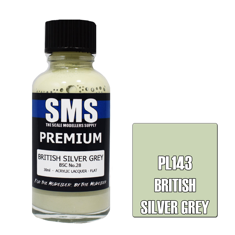 Premium BRITISH SILVER GREY BSC No.28 30ml