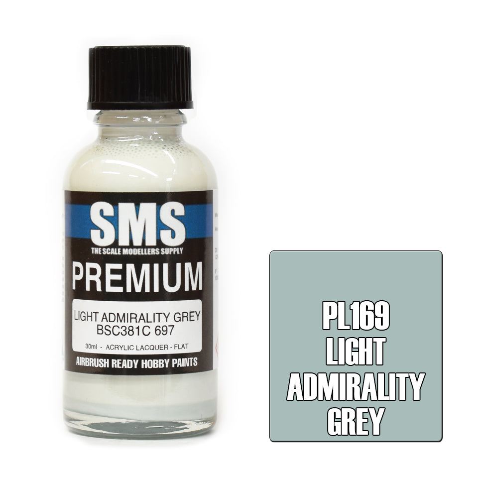 Ral 697 Premium LIGHT ADMIRALITY GREY BSC 697 30ml – The Scale Modellers Supply