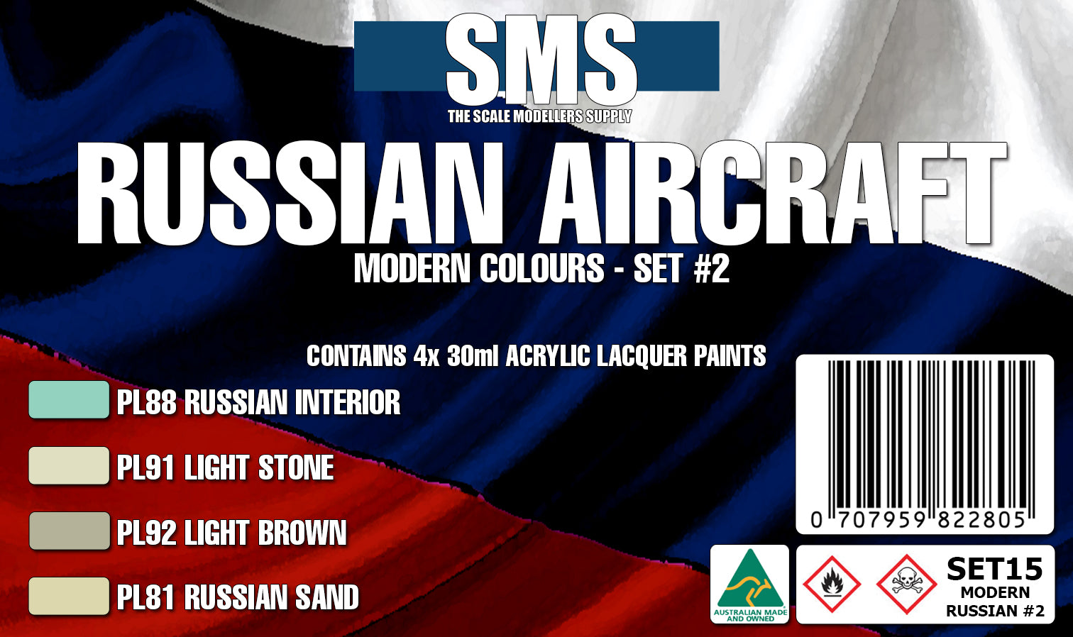 MODERN RUSSIAN AIRCRAFT #02 Colour Set