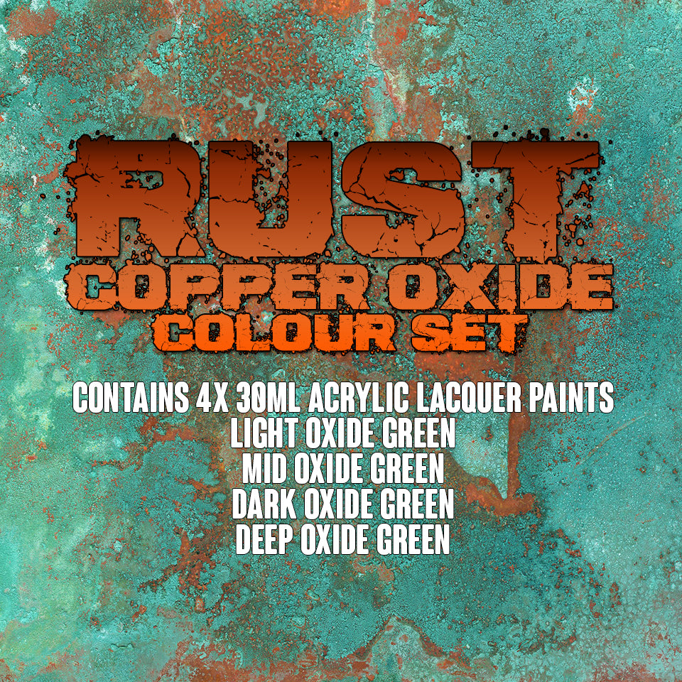 RUST COPPER OXIDE Colour Set – The Scale Modellers Supply